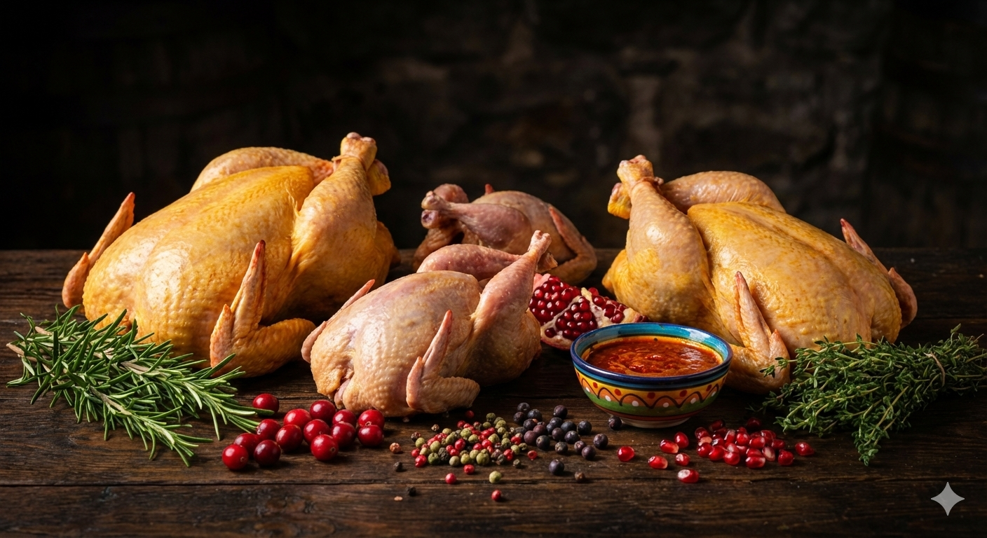 Specialty Local Poultry - Country chicken, turkey, duck, quail from Oman