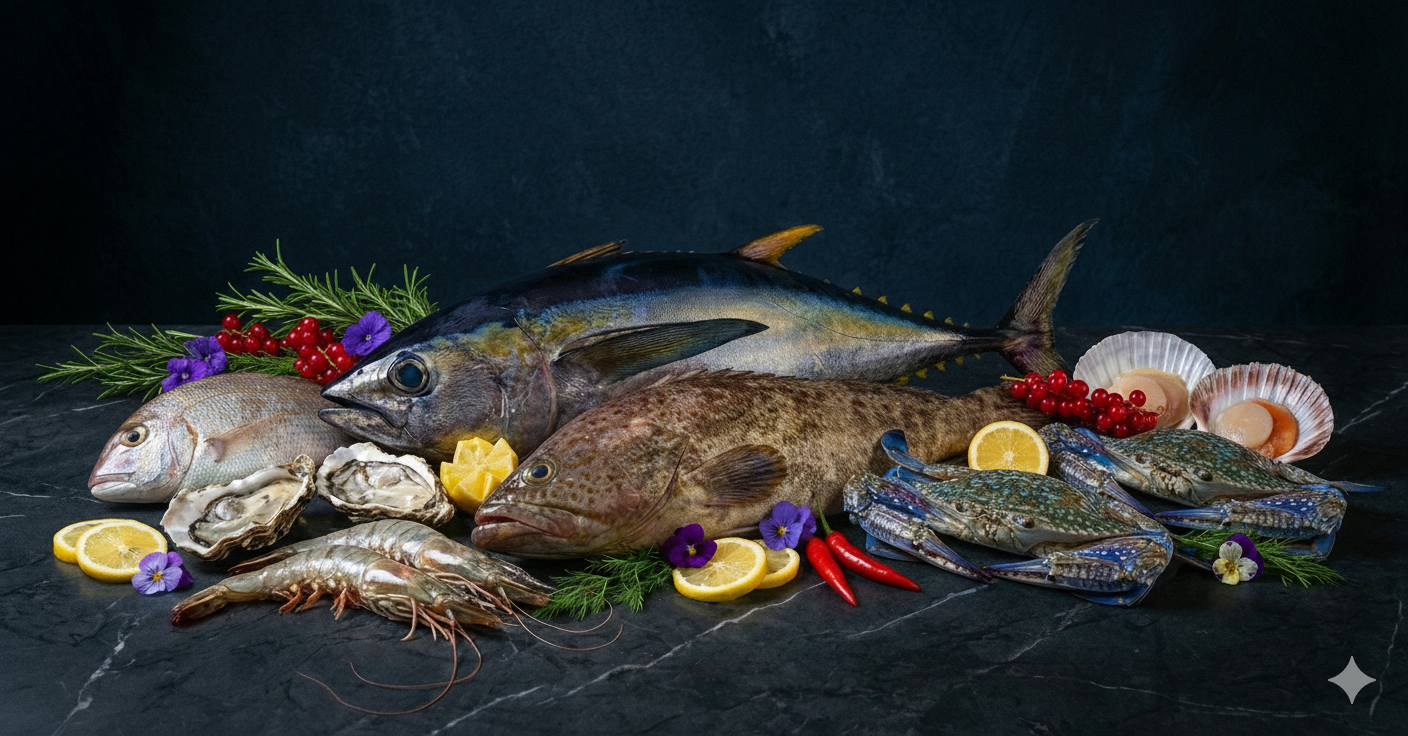 Omani Premium Seafood - Fresh fish, shellfish, and crustaceans from Arabian Sea